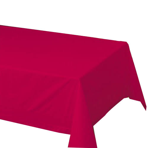 Red Tissue Polylined Table Covers 25/Carton H50008