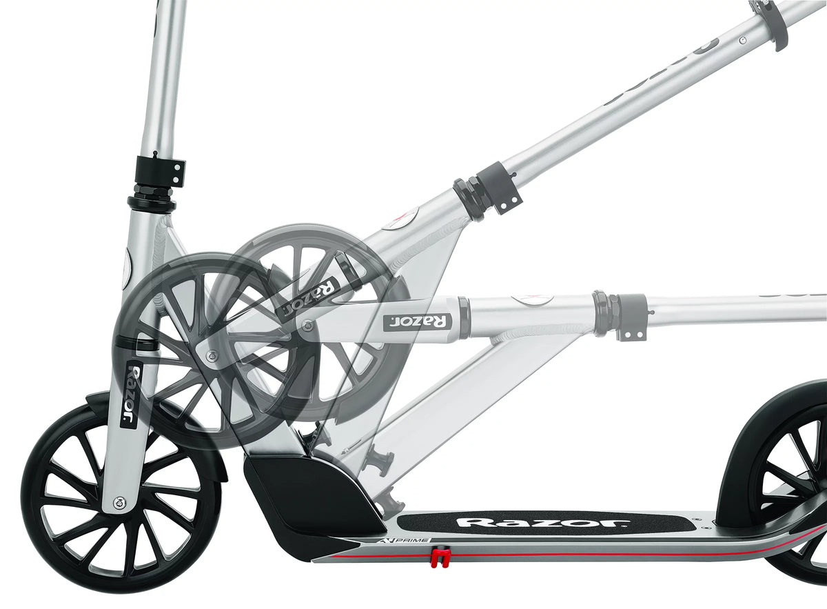 Folding Kick Scooter with 8" Wheels, Anodized Aluminum A421