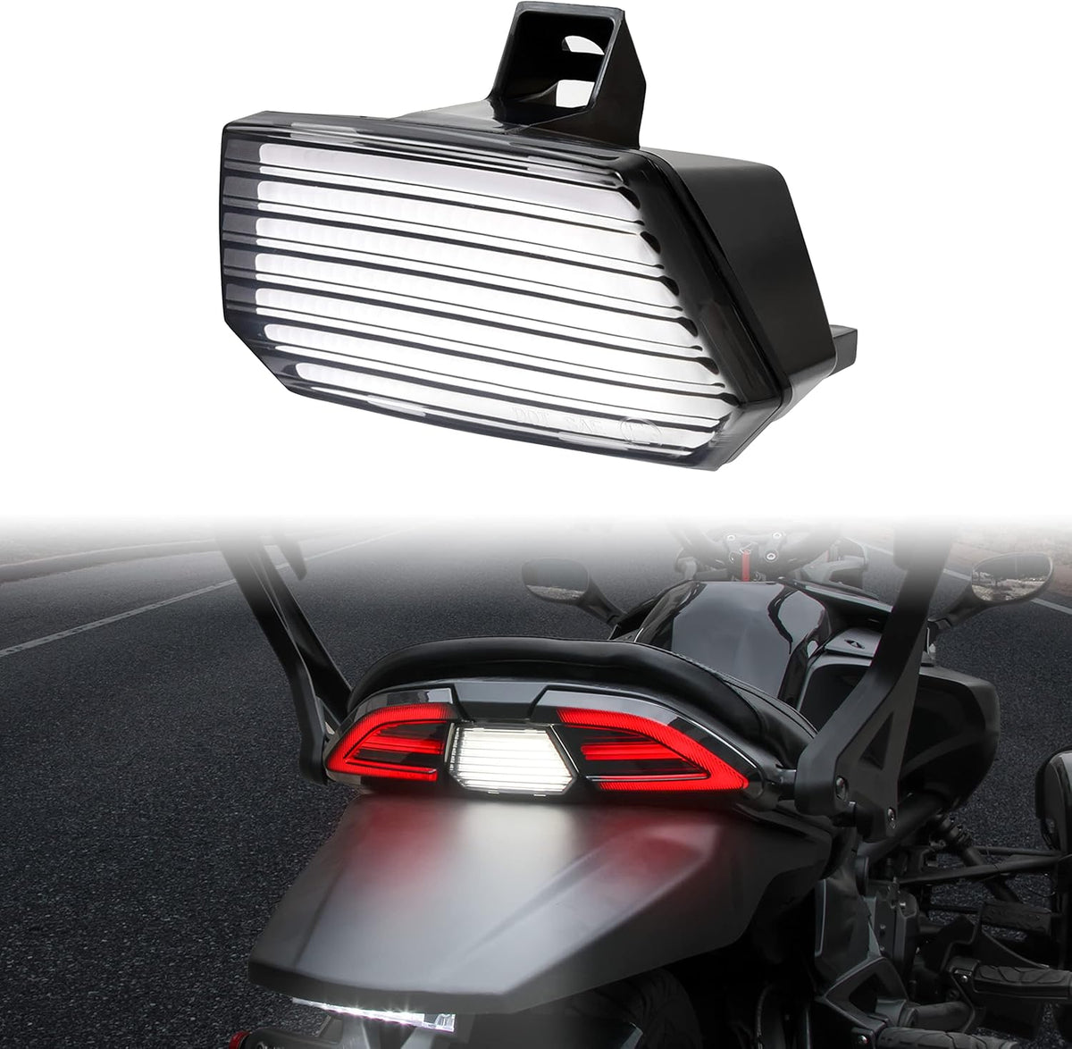 Smoked Black LED Tail Light Assembly O859