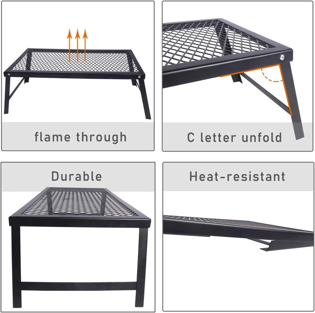 Folding Heavy Duty Campfire Grill 55cm x 30cm M210240