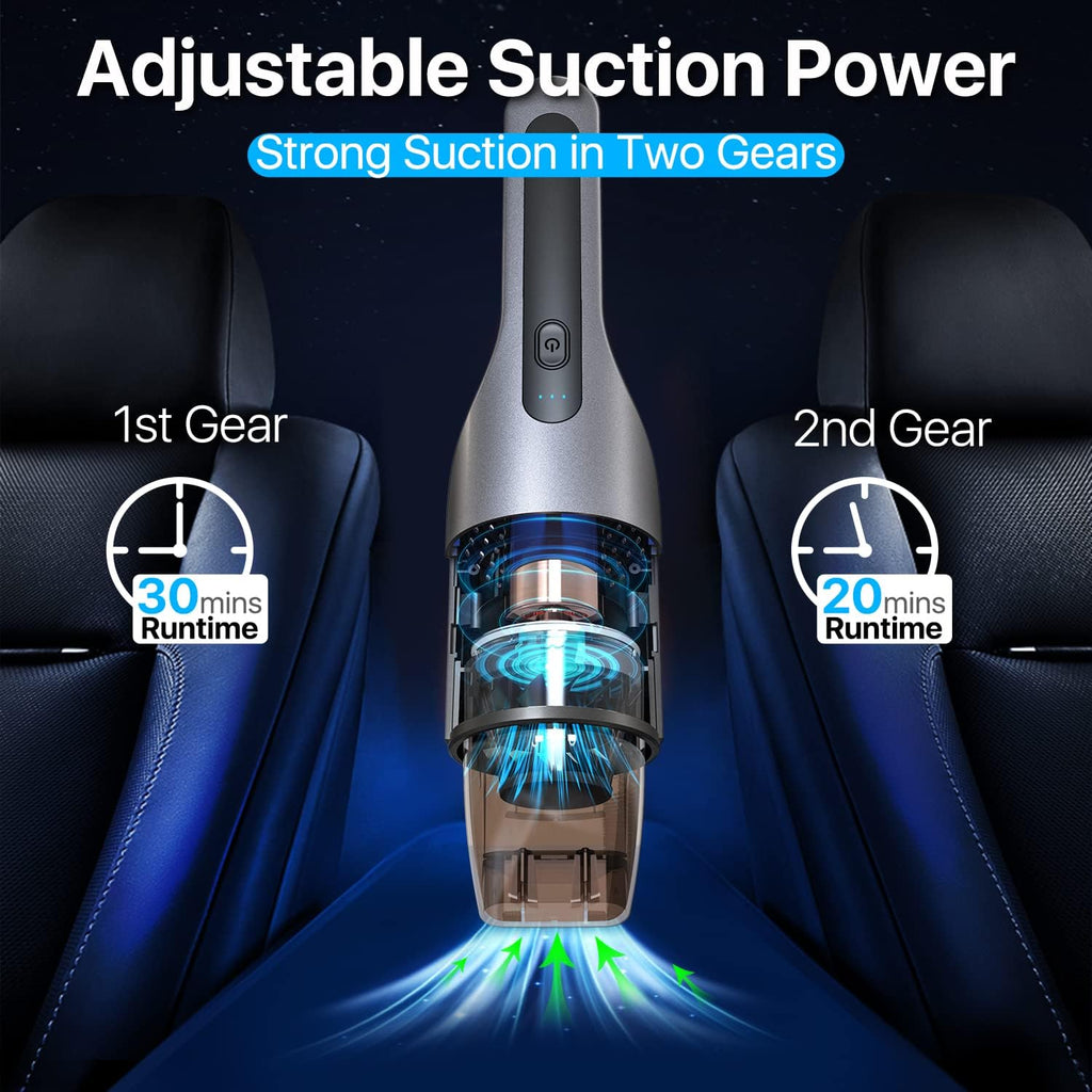 Portable Rechargeable Handheld Car Vacuum W307