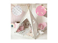 Kids Foldable Play Tent with Mat & Light String & Carry Case F70149