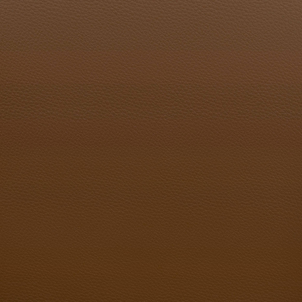 Caramel Brown Faux Leather Accent Chair with Arms E6570