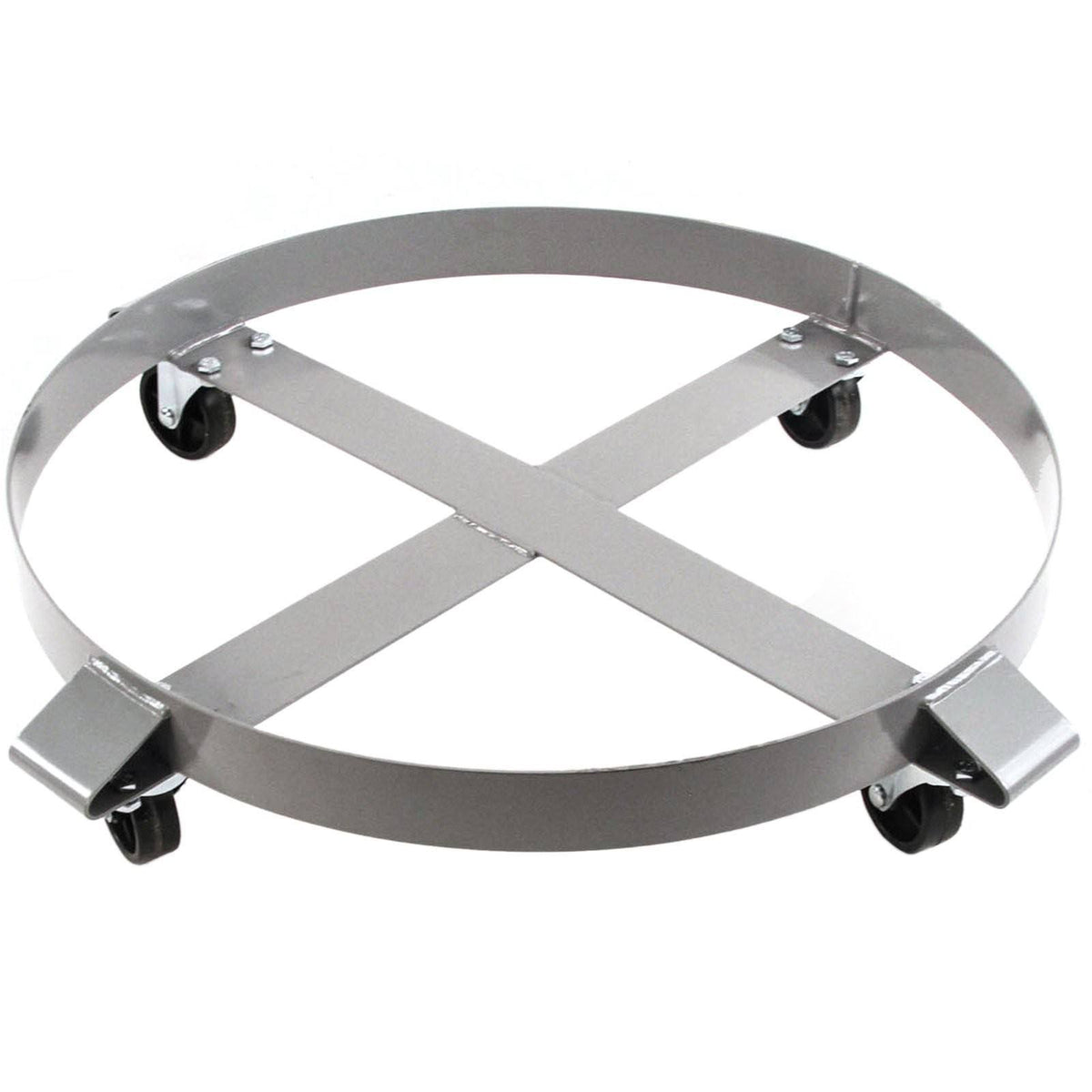 Heavy Duty Drum Dolly 1000 Pound 55 Gallon Swivel Casters Steel Frame G174