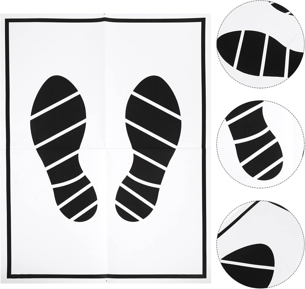 50Pcs Disposable Paper Foot Mats P71842