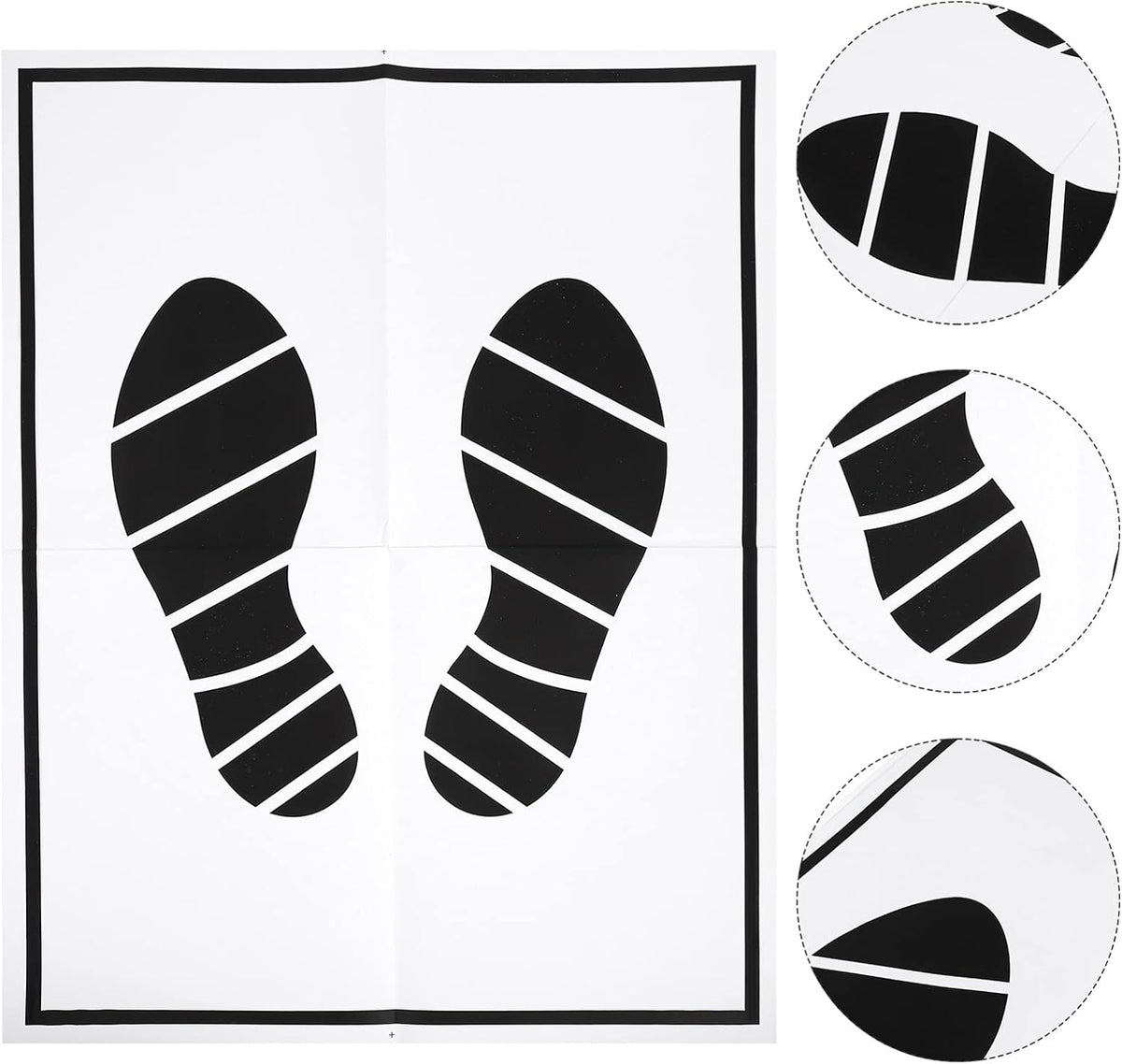 50Pcs Disposable Paper Foot Mats P71842