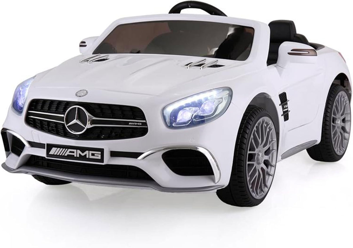 12V Kids Ride On Car with Remote Control in White I942394