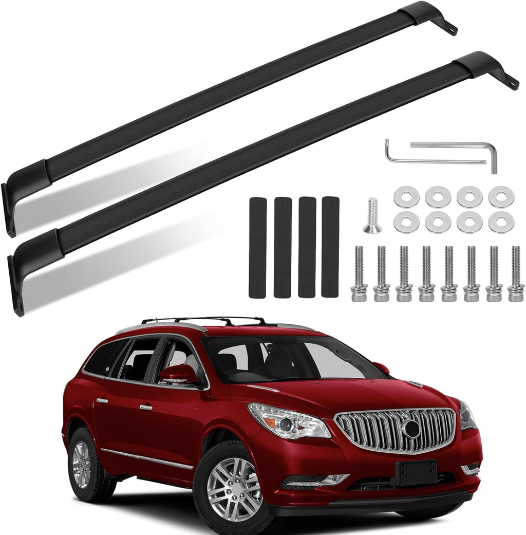 220LBS Aluminum Roof Rack Cross Bars X77462