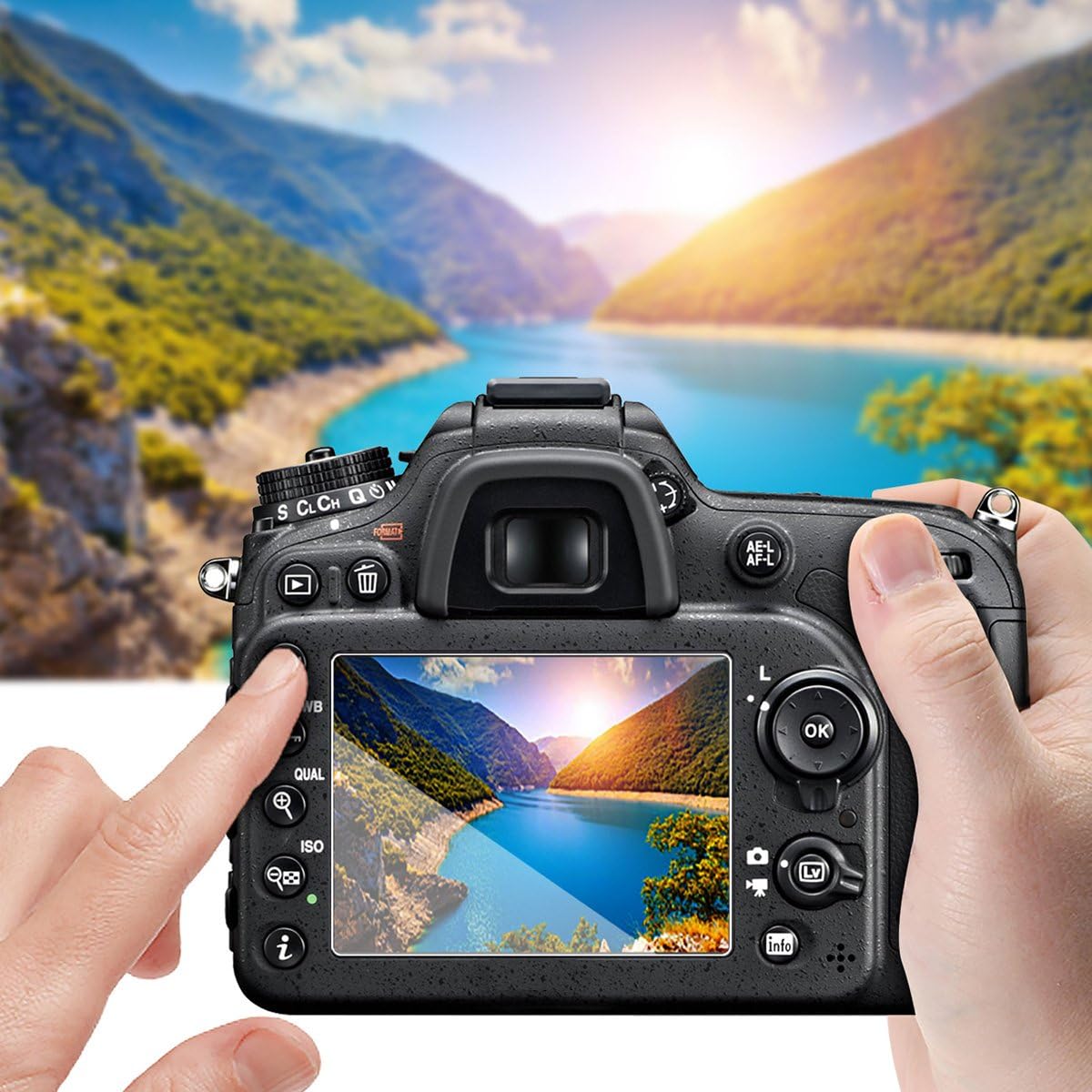 Tempered Screen Protector for Olympus OM-D E-M10 Mark III II E-M5 Mark II Pen-F E-P5 E-PL8 E-PL7 E-PL9 Z39083