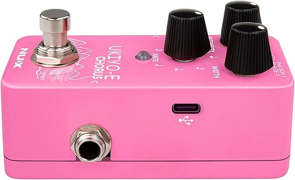 Mini Chorus Guitar Effects Pedal Bundle with Tuner U5112
