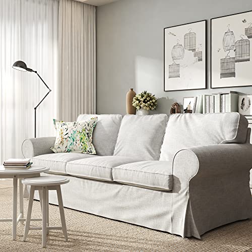 3 Seat Linen Sofa Cover K659