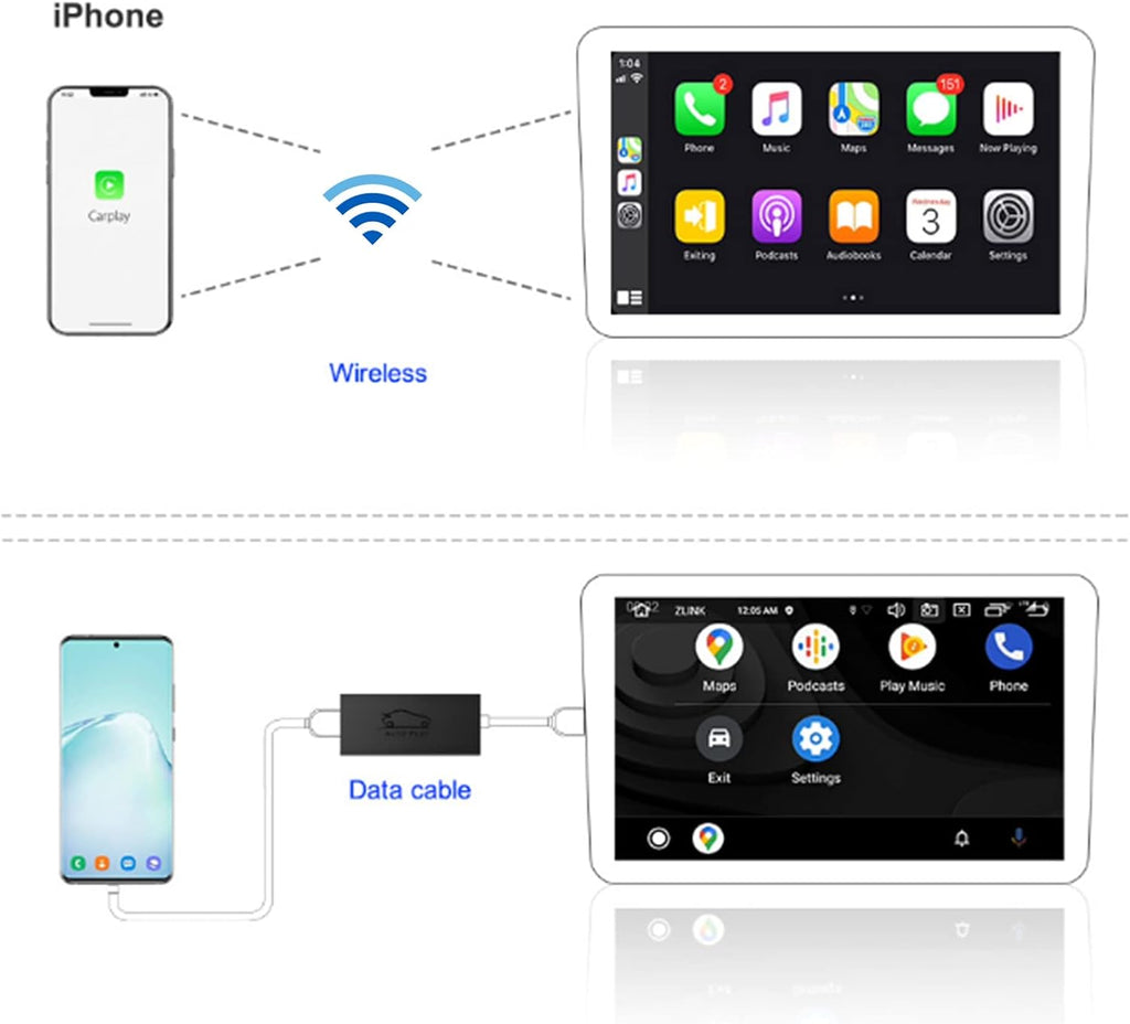 Wireless Carplay Adapter Black Universal Z6419