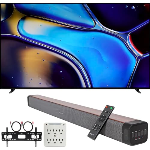 55 inch 4K HDR Smart OLED TV with Soundbar and Wall Mount Bracket V5404