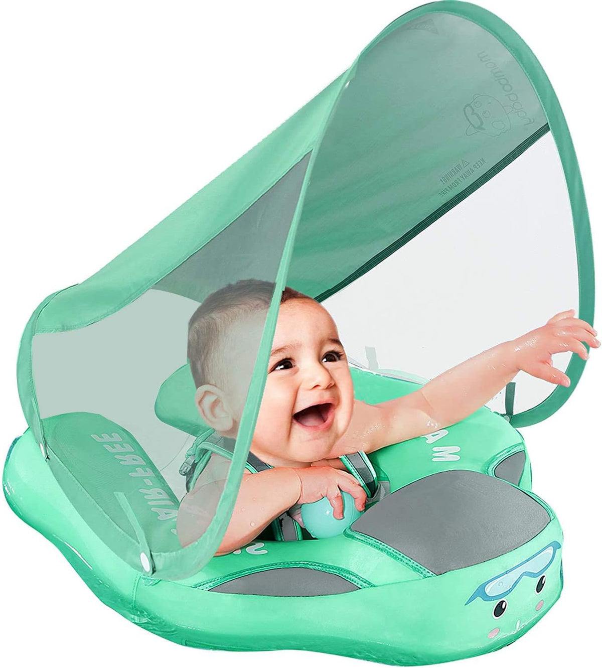Baby Float Ring with UPF 50+ Canopy W418715