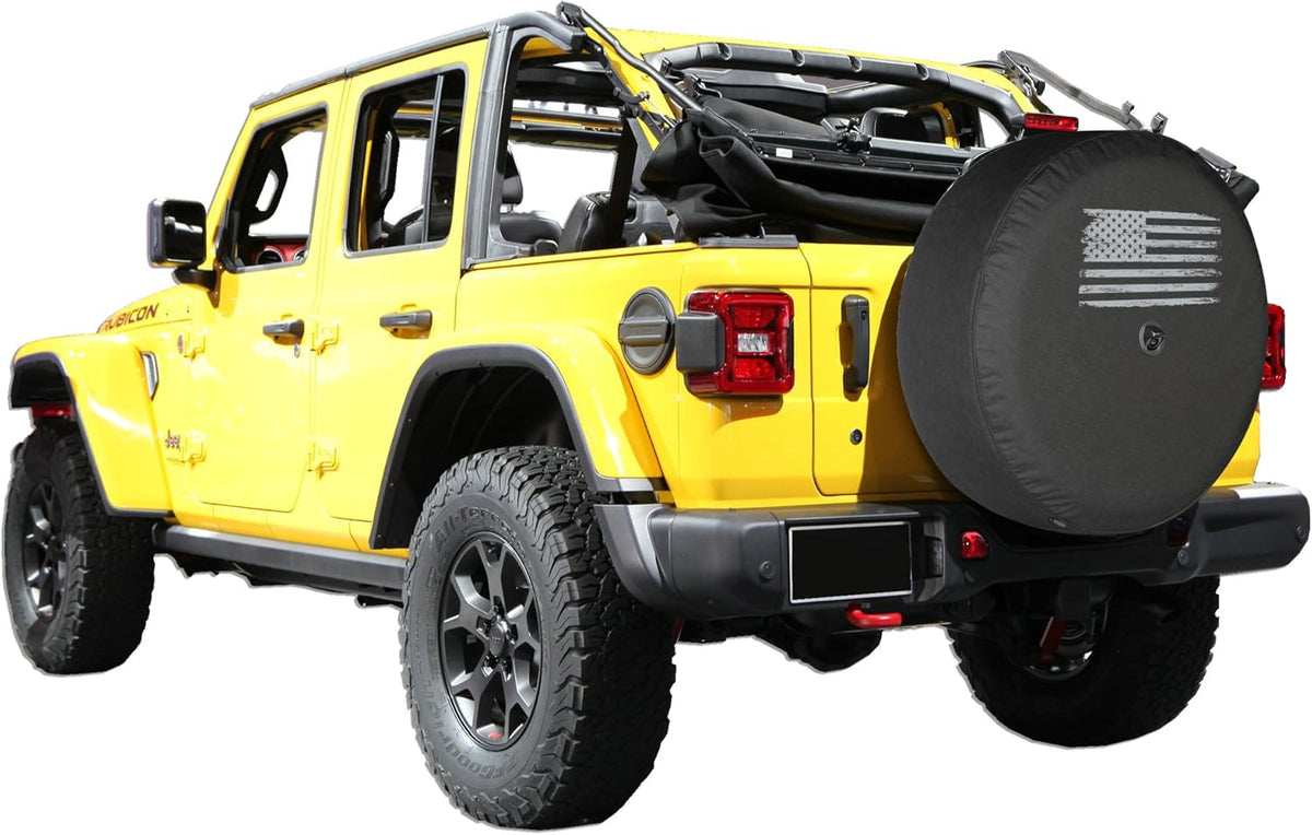 Soft JL Tire Cover with Back-up Camera B3848