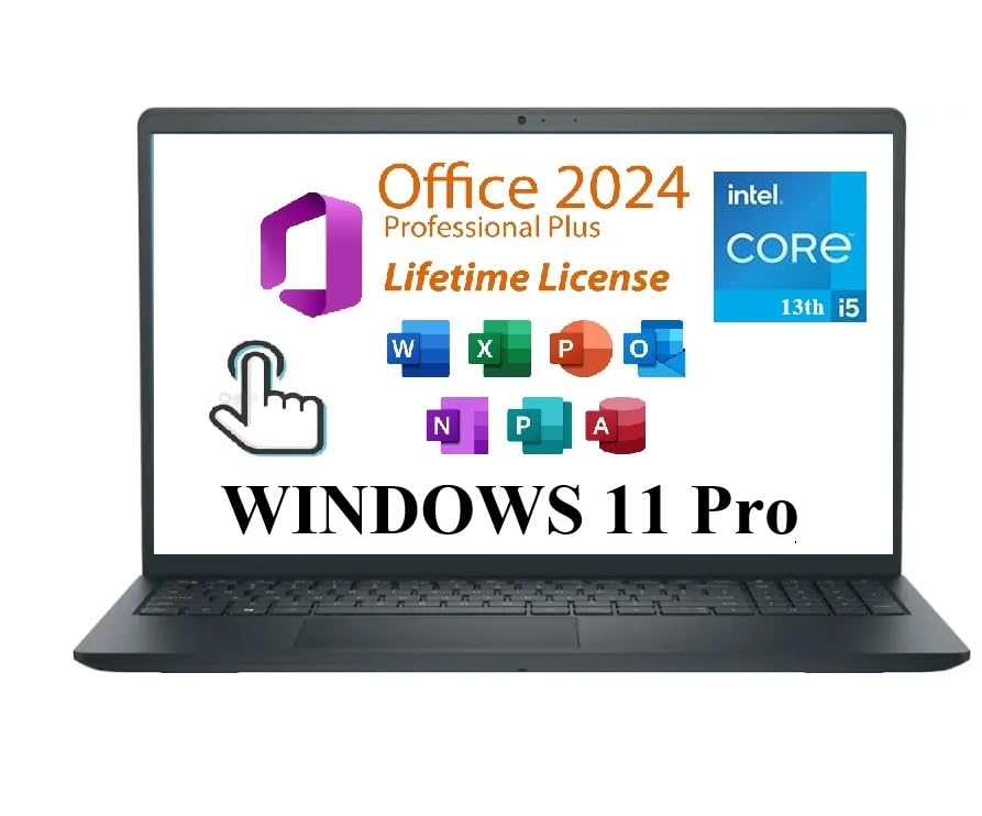 15.6'' FHD Touchscreen Laptop, Intel Quad-Core i5-1135G7, 16GB RAM, 1TB PCIe SSD, Black E9947