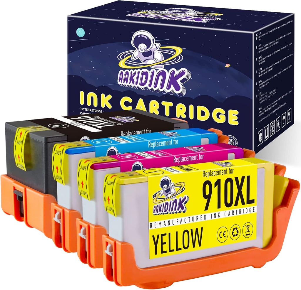 Remanufactured 910XL Ink Cartridge Combo Pack 4 Pack H329