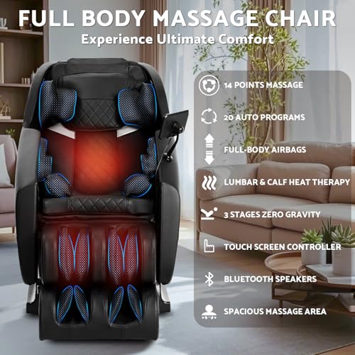 Zero Gravity Full Body Massage Chair with 14 Massage Points L232028