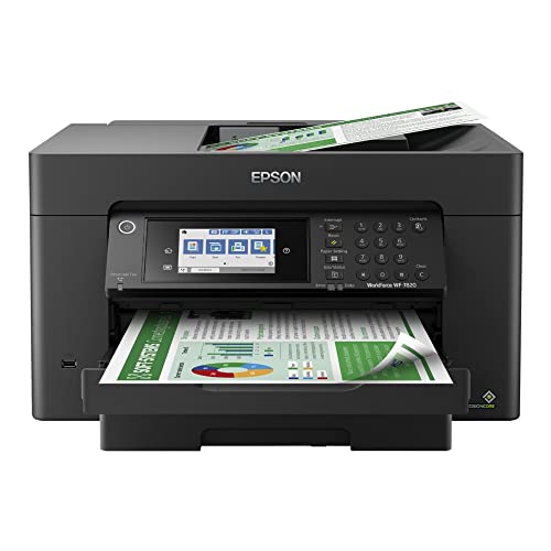 Wireless All-in-One Wide-Format Printer with Auto 2-Sided Print, Copy, Scan & Fax, 50-Page ADF, 250-sheet Paper Capacity, Black C6495