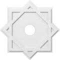 28 inchod x 5 inchid x 15 1/2 inchc x 1 inchp PVC Ceiling Medallion G5669
