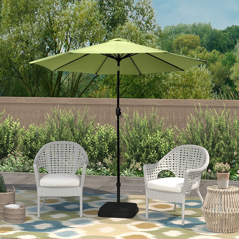 9ft Patio Umbrella with Crank and Tilt Red R10382