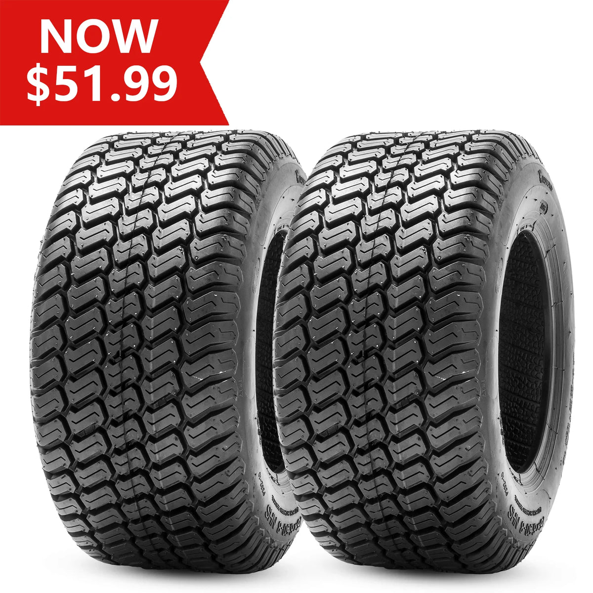 2 Pack 16x6.50-8 Lawn & Garden Tire 4PR B8396
