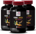 Chia Seed Oil Extract 3 Bottle 180 Caps P691288