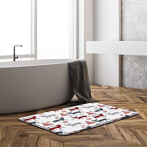 3 Piece Christmas Tree Bath Rug Set R650