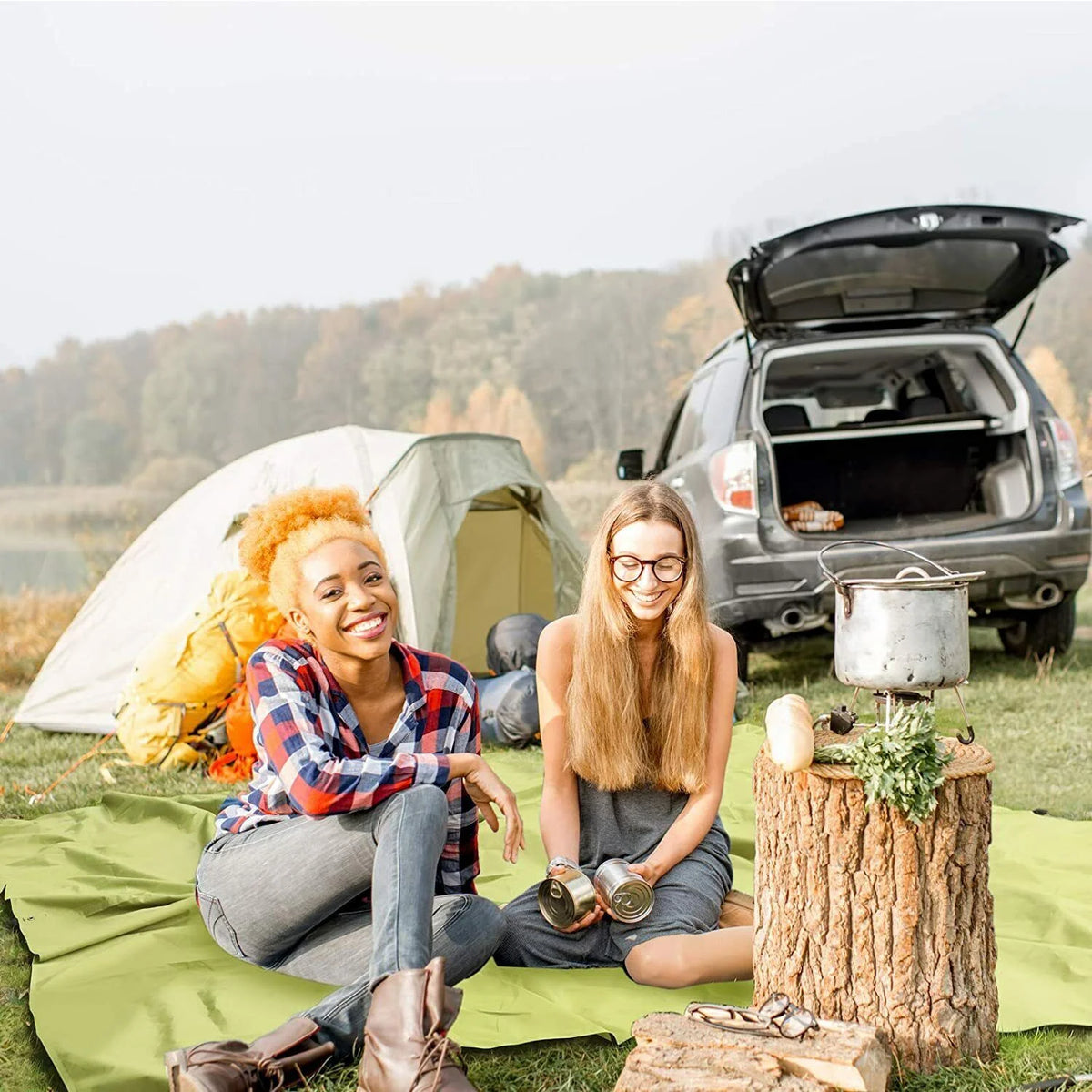 10x10 ft Waterproof Camping Tarp I3644