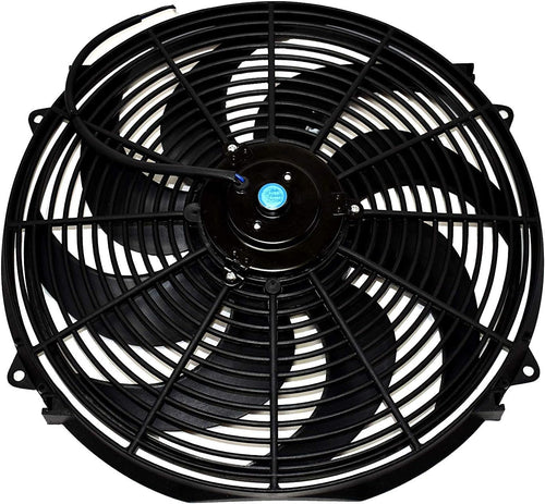 16inch 12V 3000 CFM Reversible Radiator Electric Cooling Fan with Mounting Kit Pack of 2 X460