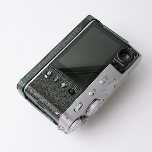 Genuine Leather Camera Half Case with Metal Base Plate C193148