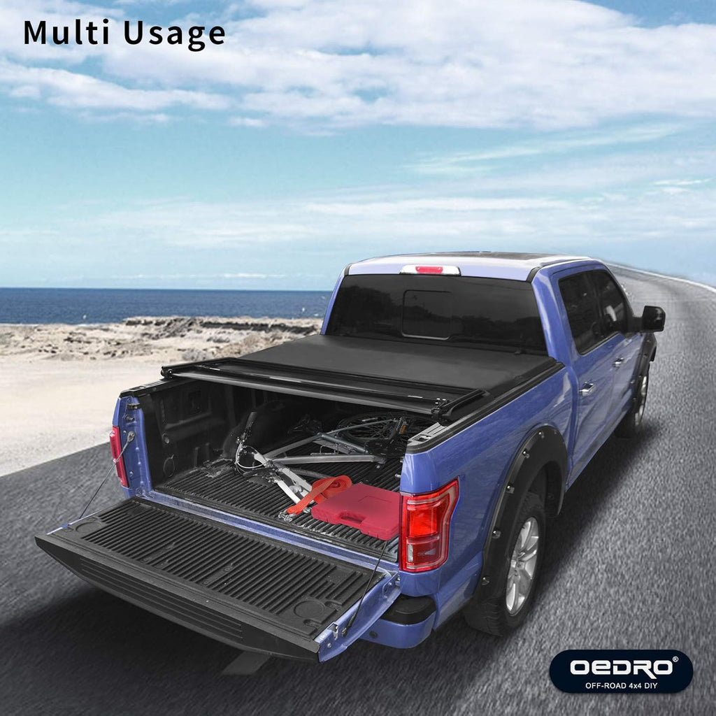 Soft Quad Fold Tonneau Cover Truck Bed Cover U25324