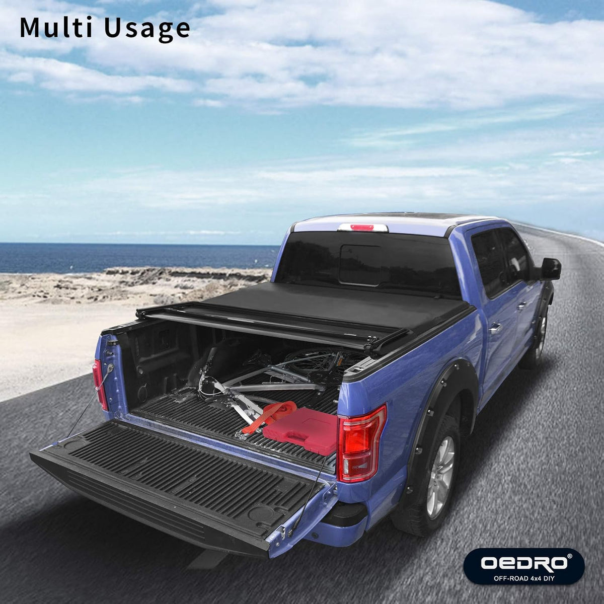 Soft Quad Fold Tonneau Cover Truck Bed Cover U25324