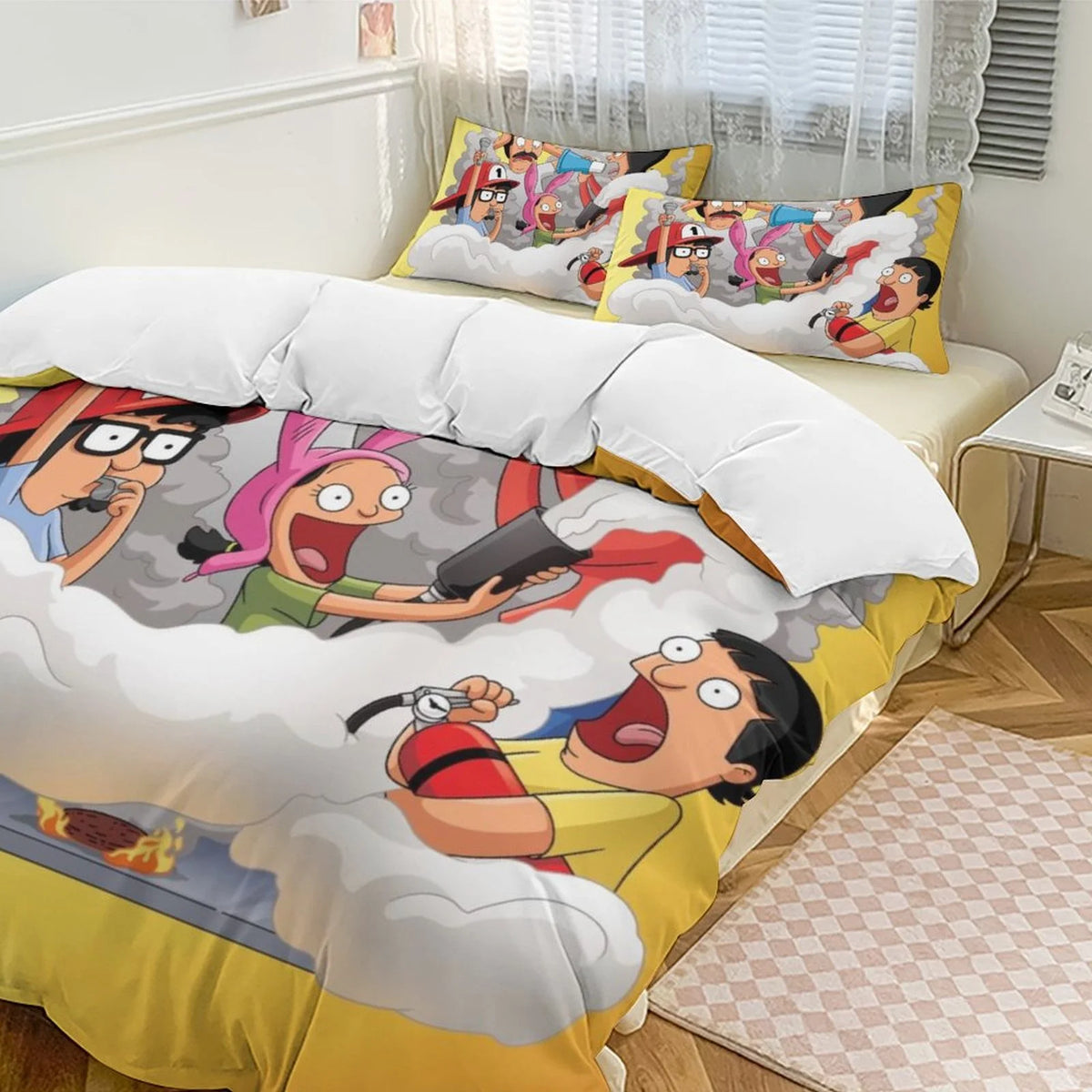 3 Piece Bedding Sets With Duvet Cover and Pillowcases K55945