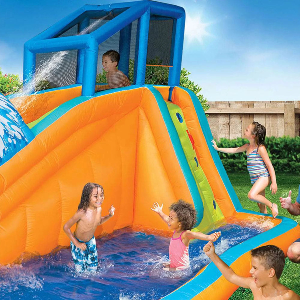 Kids Inflatable Water Slide Splash Park D924