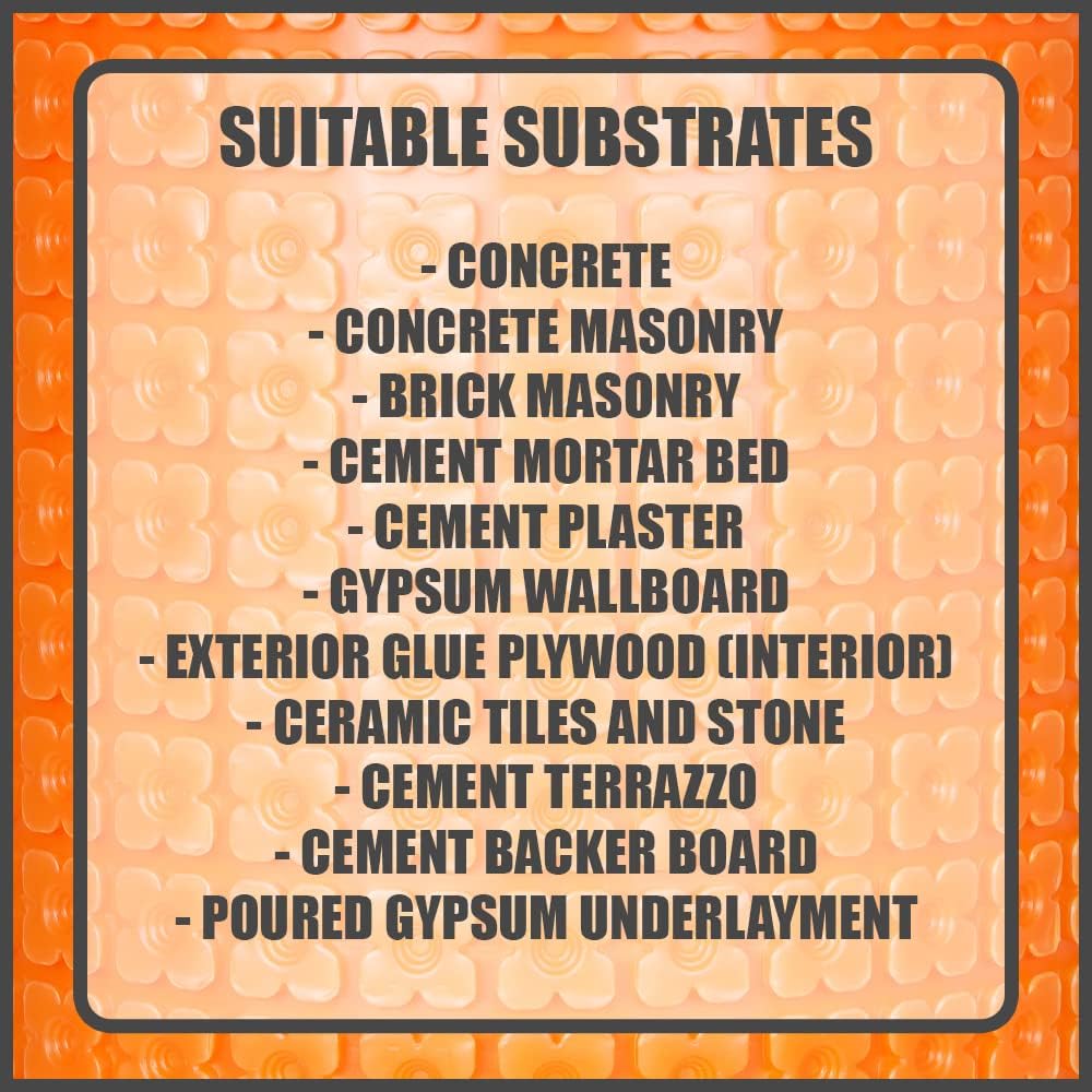 Heated Floor Uncoupling Membrane 54 SQFT M45895