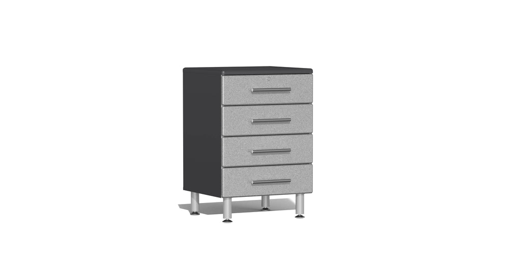 Silver 4-Drawer Base Cabinet R178577