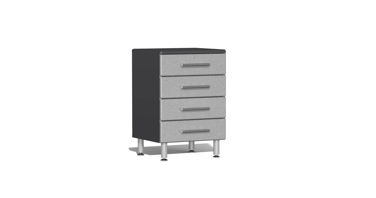 Silver 4-Drawer Base Cabinet R178577