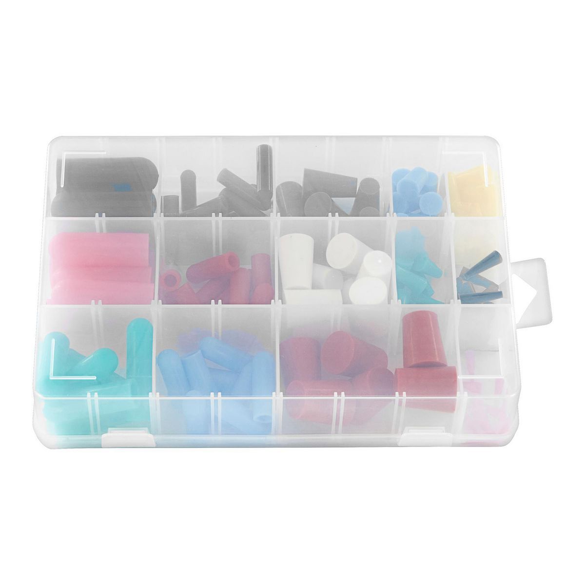Silicone Rubber Plug and Cap Set, 116-Piece P19715
