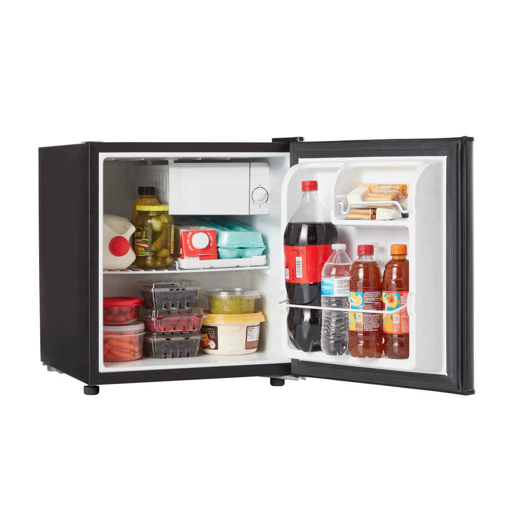 1.7 Cu ft Black Single Door Mini Fridge Z656