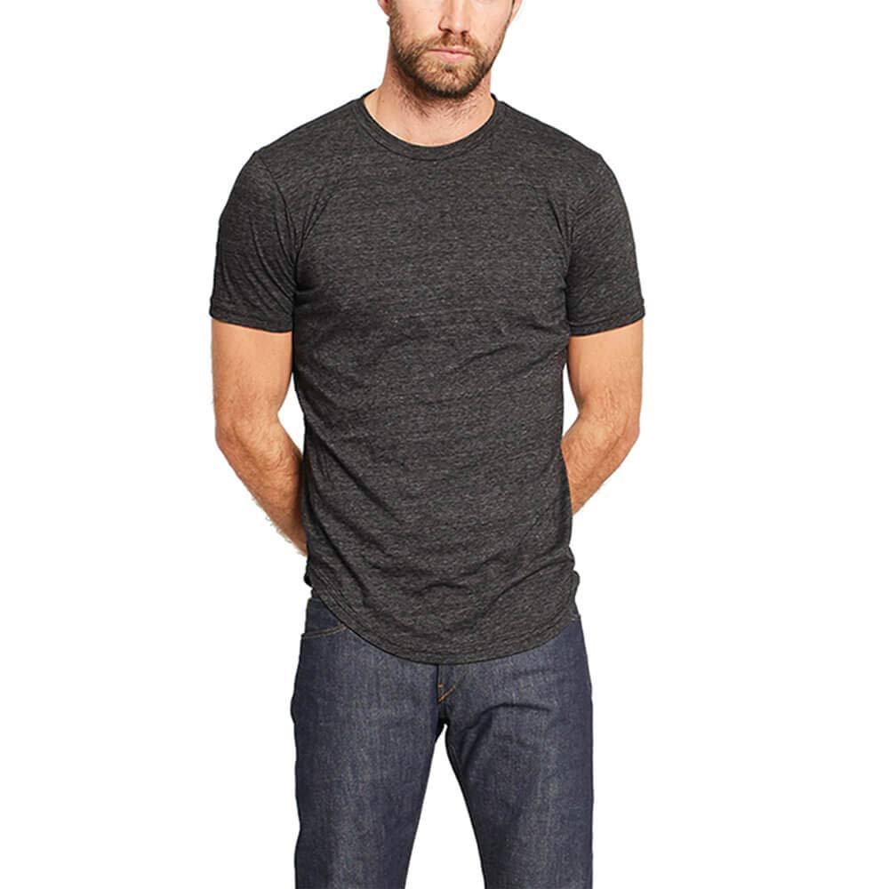 Black Tri-Blend Crew E6005