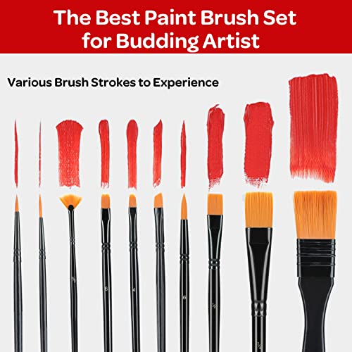 59pcs Acrylic Paint Set with 24 Non-Toxic Paints, Easel, Brushes, Canvas T430552