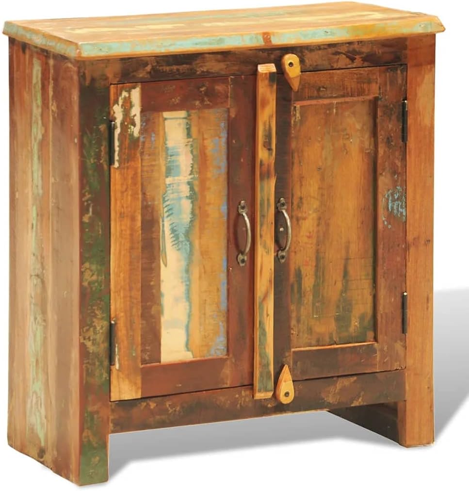 Reclaimed Solid Wood Cabinet with 2 Doors P3811