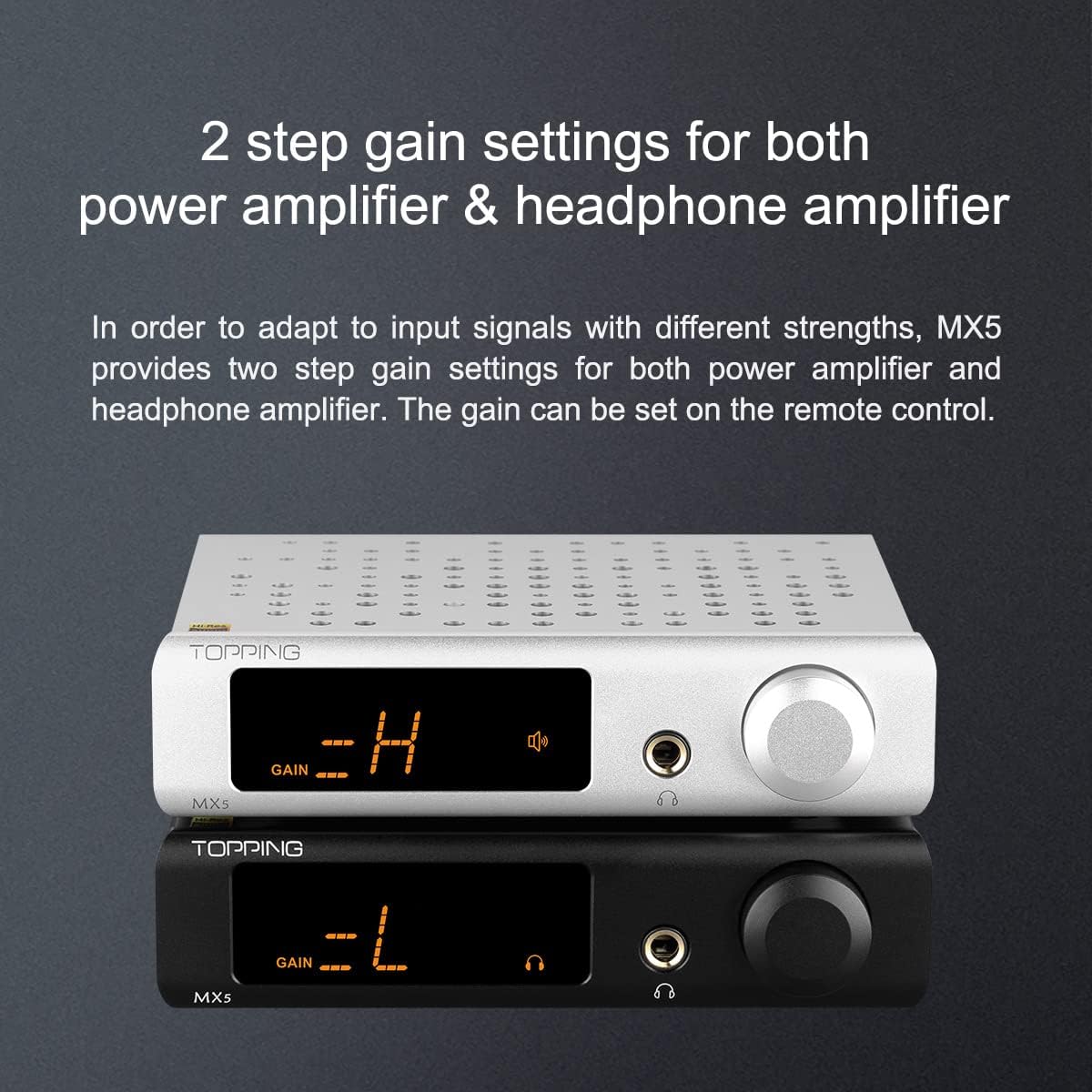 Silver HiFi Headphone Amplifier Y4553