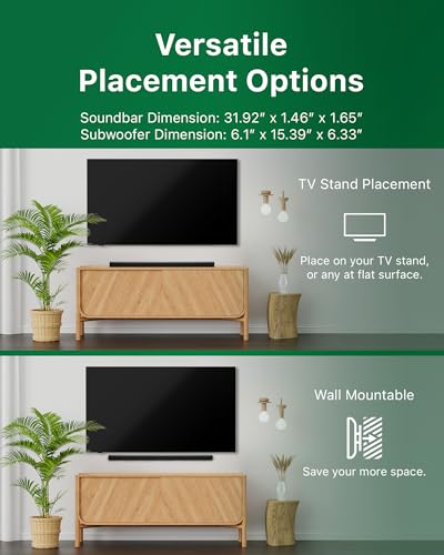 2.1 Soundbar with Wireless Subwoofer and DTS Virtual:X, 240W, Bluetooth 5.4, HDMI ARC, Dark Grey L63400