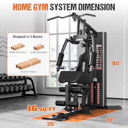 M1 Workout Station with 140LBS Weight Stack Y8223