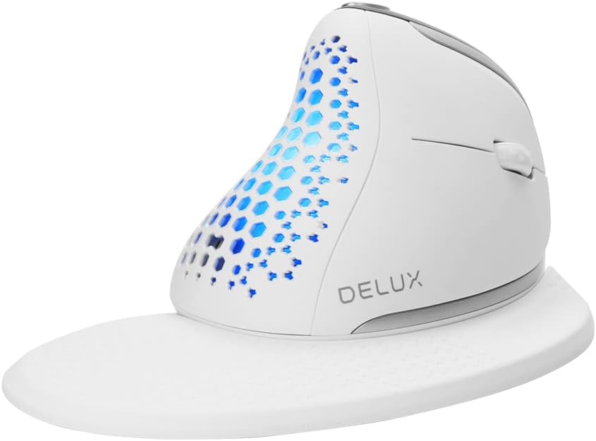 Wireless Ergonomic Vertical Mouse with OLED Screen, 7200DPI, Pack of 2 N85239