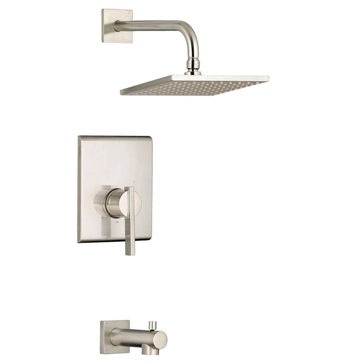Brushed Nickel Tub and Shower Trim Kit M423