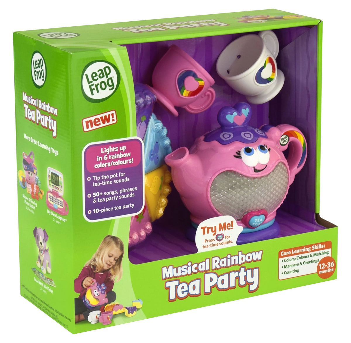 Musical Rainbow Tea Party E644