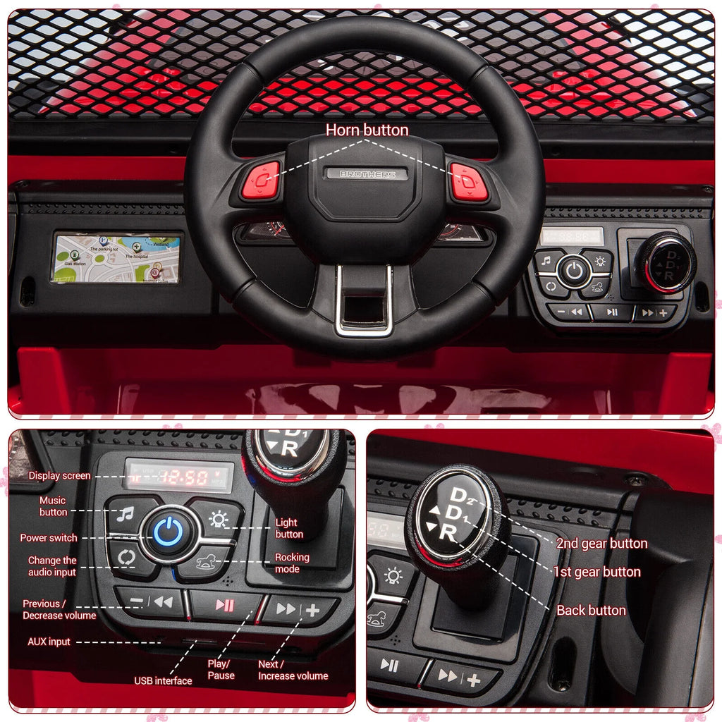 12V Electric 2 Seats Off-road Ride on Truck G135